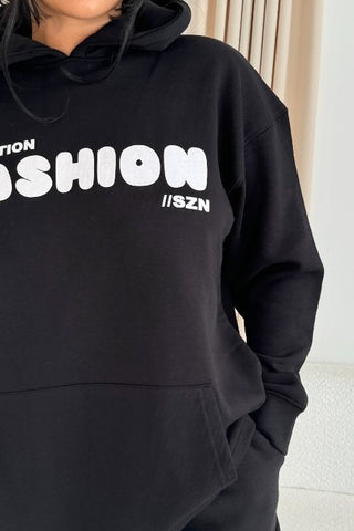 FASHION SZN 1ST EDITION Hoodie in Black