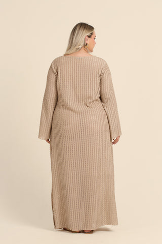 Curve Crochet Ring Detail Resort Kaftan