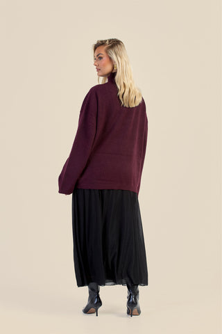 Curve Stretch Woven Maxi Skirt