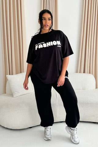 FASHION SZN 1ST EDITION Cotton Tee in Black