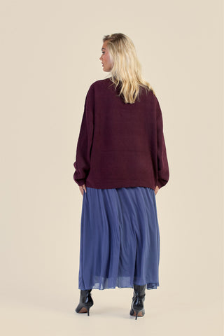 Curve Stretch Woven Maxi Skirt