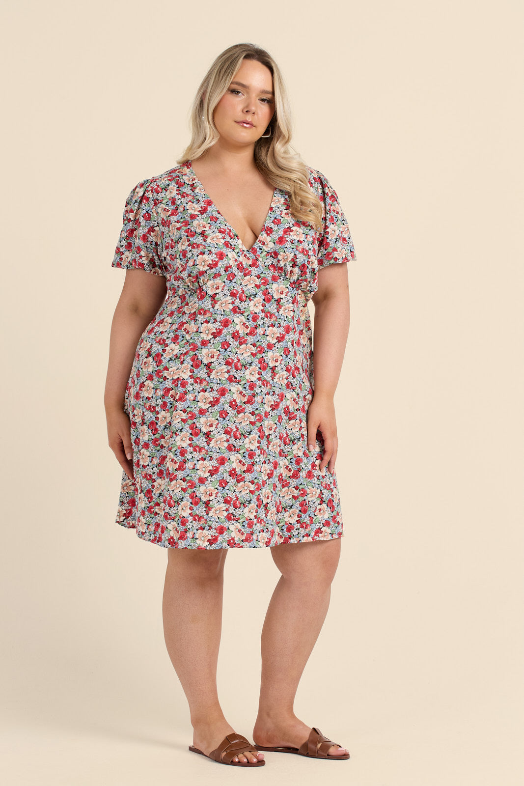 ditsy skater dress Womens Yumi Black Ditsy Print Floral Skater Dress US 12