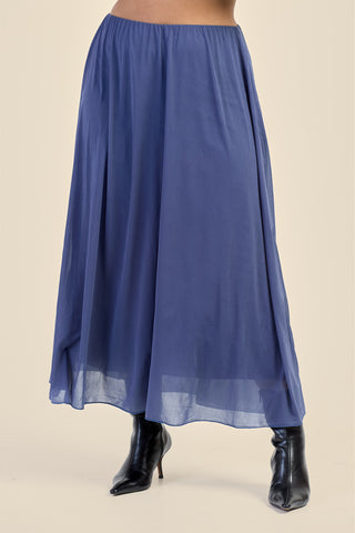 Curve Stretch Woven Maxi Skirt