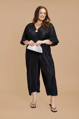 Angel sleeve O ring detail culotte-Fashion-Szn-FS195BL